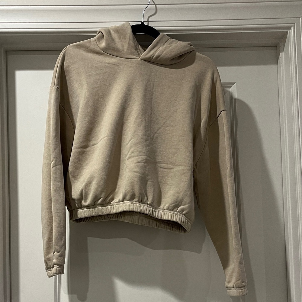 Zara Light Beige Hoodie